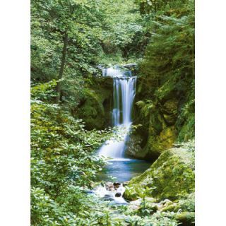 Brewster Home Fashions Ideal Decor Waterfall In Spring Wall Mural