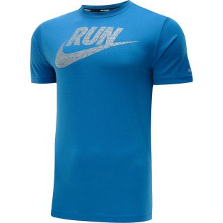 NIKE Mens Legend Swoosh Short Sleeve Running T Shirt   Size 2xl, Military