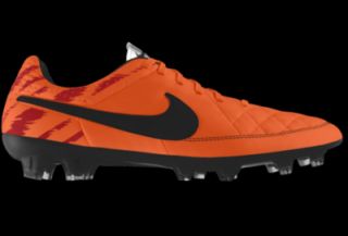 Nike Tiempo Legacy FG iD Custom Mens Firm Ground Soccer Cleats   Orange