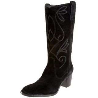 Bandolino Women's Blare Western Boot, Black, 5 M US Shoes