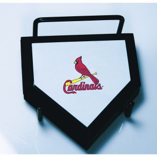 Schutt St. Louis Cardinals Home Plate Coaster 4 Piece Set Features Team Logo on