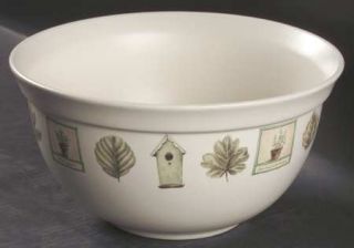Pfaltzgraff Naturewood  Mixing Bowl, Fine China Dinnerware   Casual,Leaves/Herbs