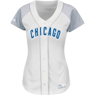MAJESTIC ATHLETIC Womens Chicago Cubs Fashion Replica Home Jersey   Size L,