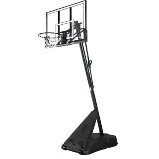 Spalding 52 Acrylic Portable Angled Pole Basketball System (75748)
