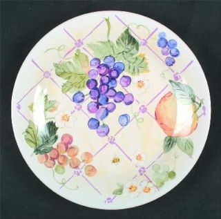 Pfaltzgraff Orchard Salad Plate, Fine China Dinnerware   Fruit,Leaves,Flowers, Y