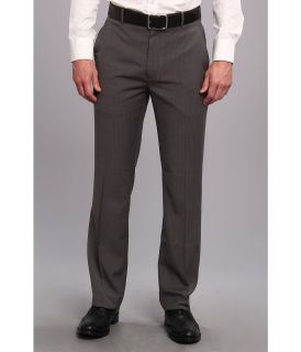 Perry Ellis Portfolio Modern Fit Bead Stripe Portfolio Pant Mens Dress Pants (Gray)