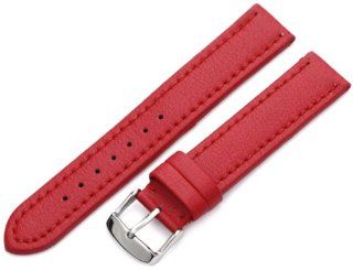 Hadley Roma Men's MSM739RQ 180 18 mm Red Genuine 'Lorica' Leather Watch Strap Watches