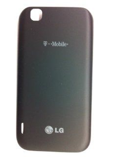 New T Mobile LG Mytouch T 4G E739 Black Door Back Cover Battery Door OEM Original Cell Phones & Accessories