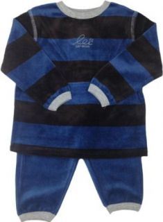 BROWN LABEL Boys Velour Pajamas   CP A 739   Blue, 5 Pajama Sets Clothing