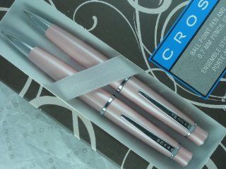 Cross Executive Style Limited Edition Pearlescent Rose Pink Pen and Pencil Set in Pristine Cross gift box Health & Personal Care