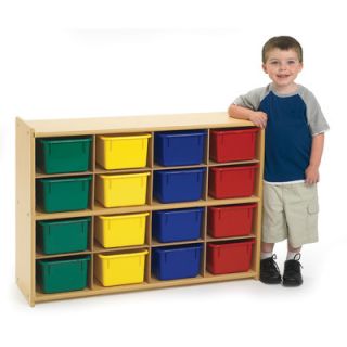 Angeles Value Line 16 Cubbie Storage with Trays