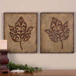 Uttermost Decorative Leaves by Grace Feyock 2 Piece Graphic Art Set