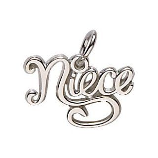 Rembrandt Charms Niece Charm, Sterling Silver Clasp Style Charms Jewelry