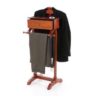 Powell Marquis Cherry Mens Valet Stand
