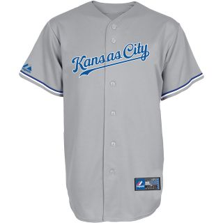 Majestic Athletic Kansas City Royals Blank Replica Road Jersey   Size Small,