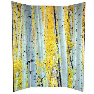 Oriental Furniture 6 Feet Tall Double Sided Birch Trees Room Divider