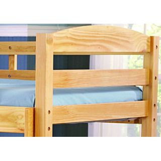 Woodbridge Home Designs B28 Series Twin over Twin Bunk Bed with Built