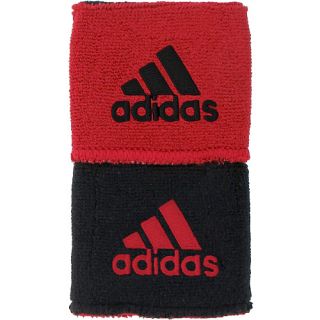 adidas Interval Reversible Wristband, Blk/univ Red/univ Red/blk (5134772)