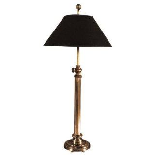 Visual Comfort Adjustable Brass Table Lamp    