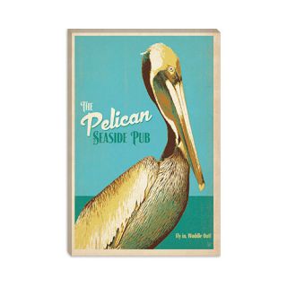 The Pelican Seaside Pub Canvas Wall Art