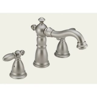 Delta Victorian Double Handle Roman Tub Faucet in Polished Nickel