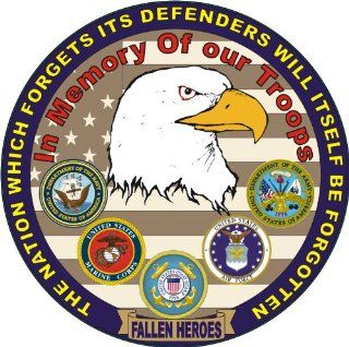 US Military Defenders of Freedom decal sticker 5.5" 