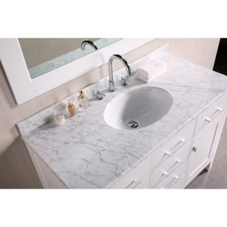 Design Element London 48 Single Bathroom Vanity with Opitonal Four