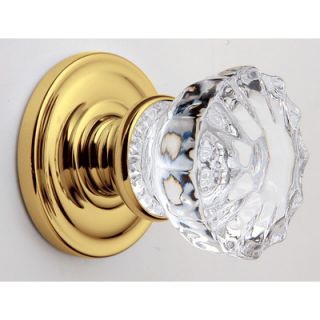 Baldwin Filmore Privacy Crystal Knob with Rope Style Rose