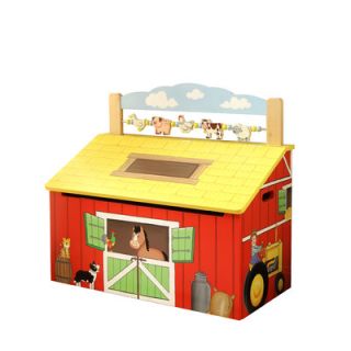 Teamson Kids Happy Farm Room Toy Box