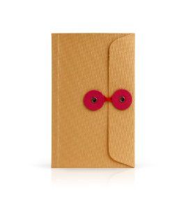 Writersblok Red Thread Small Brown Notebook, Plain (WB723 BR)  Hardcover Executive Notebooks 