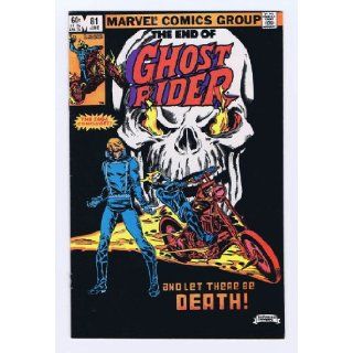 Ghost Rider #81 Vintage 1983 Last Issue Marvel Comics Marvel Comics Books