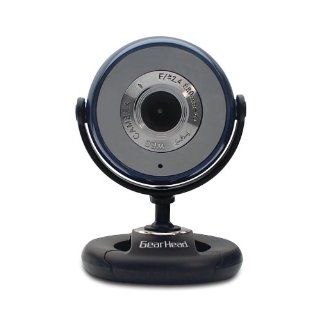 Gear Head USB 2.0 1.3 MP Webcam for PC, Blue with Black Accents (WC745BLU CP10) Electronics
