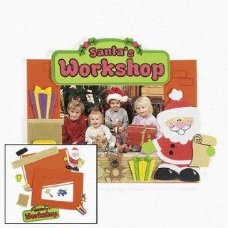 Santa's Workshop Photo Frame Craft Kit (12 Frames per Set)/Christmas/Gift or Goody Bag Toys & Games