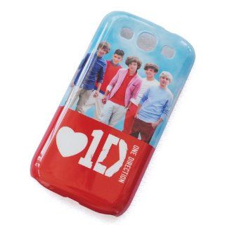 ke One Direction 1D Pattern L V08 Samsung Galaxy S3 S III SGH I747 I9300 Snap on Hard Case Back Cover Cell Phones & Accessories