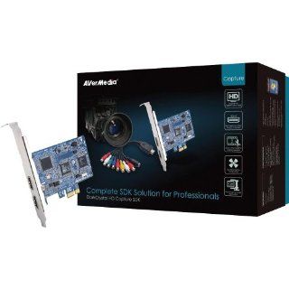 AVerMedia DarkCrystal HD Capture SDK (C727)   HD (HDMI/Component) and SD (S Video/Composite) PCIe Capture Card, up to 1080/i60, with complete SDK for the creation of applications Computers & Accessories