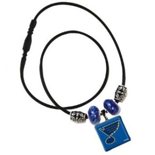 NHL St. Louis Blues Life Tiles Necklace with Beads  Sports Fan Necklaces  Clothing