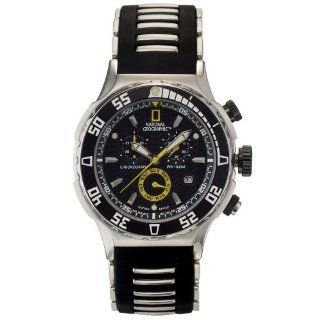 National Geographic Men's  NG730GKMK Signature Mega Steel Diver Watch Watches