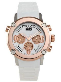 MULCO Women's MW2 28049 011 Analog Display Swiss Quartz White Watch at  Women's Watch store.