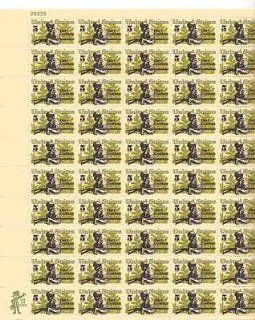 Davy Crockett Sheet of 50 x 5 Cent US Postage Stamps NEW Scot 1330 