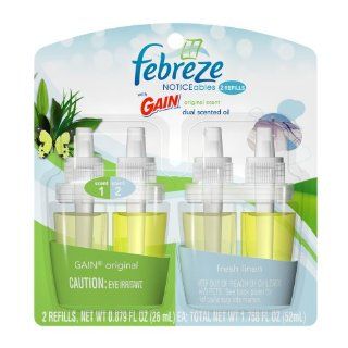 Febreze Noticeables Gain Original Air Freshener Refill (2 Count; .879 Fl Oz Each), 1.758 Ounce Health & Personal Care
