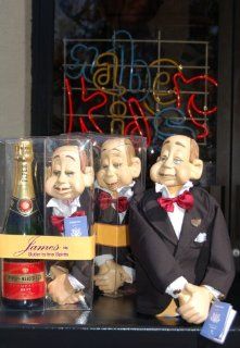 Wine Champagne Bottle Butler   Home Decor Collectible Dolls