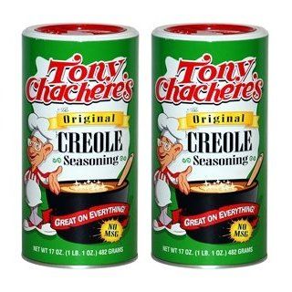 Tony Chachere's Original Creole Seasoning, 17 oz (Pack of 2)  Cajun Seasoning  Grocery & Gourmet Food
