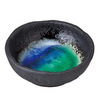 Japanese Ceramic Bowl Chiyo Maru . Minute Ri black"h [8cm x 3cm] kgr069 101 737 Kitchen & Dining