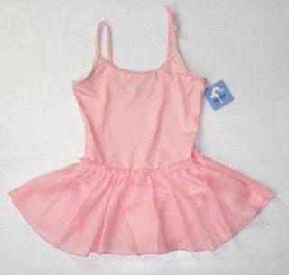 Girls Skirted Leotards in Pink 7/8 Clothing