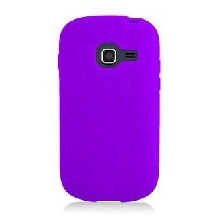 For Straight Talk Net10 SAMSUNG Galaxy Centura SCH S738C Silicone Case Purple Cell Phones & Accessories