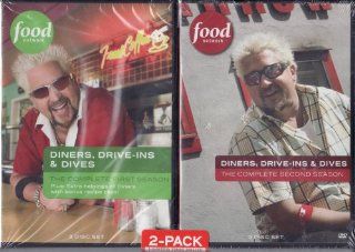 Guy Fieri Diners, Drive Ins & Dives The Complete First and Second Season 6 DVD SET Movies & TV