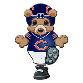 Pack of 4 NFL Chicago Bears Football Mascot Sports Decor Window Clings 12"   Childrens Window Treatments