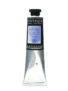 Sennelier Extra Fine Artist Acryliques interference blue 050 60 ml [PACK OF 2 ]