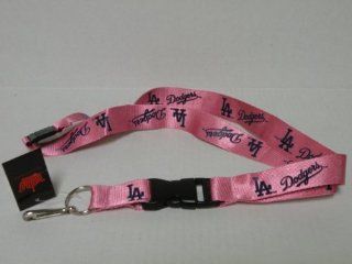 MLB Los Angeles Dodgers Pink Lanyard Keychain Id Ticket Clip  Sports Fan Baseball Caps  Sports & Outdoors