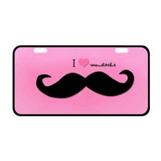 Mustache Metal License Plate Frame LP 743 Sports & Outdoors